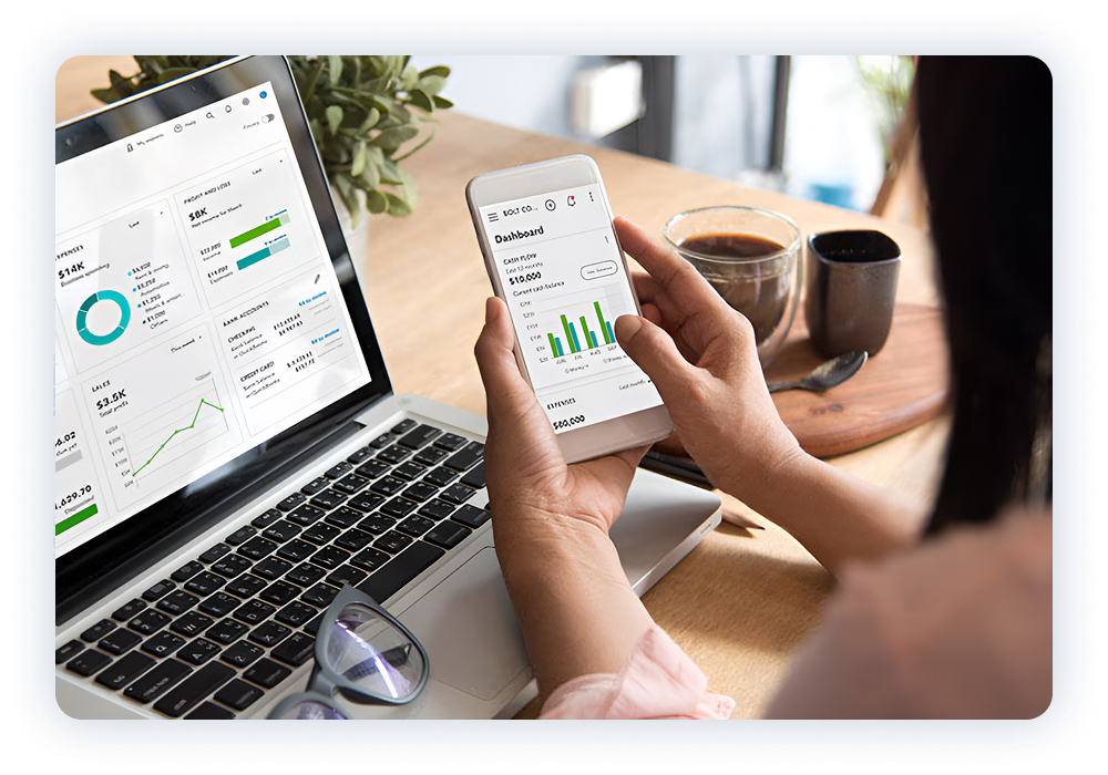 Specialized bookkeeping services team